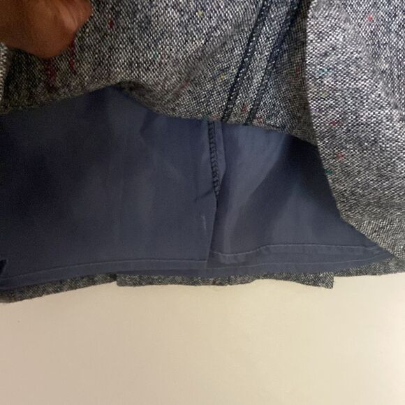 Wool Pencil Skirt Non-functional Button Front size XS Academia Fall Twee Preppy - Picture 5 of 8